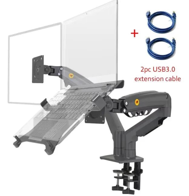 Desktop NB F160 + FP-2 Gas Spring Dual Arm for 17