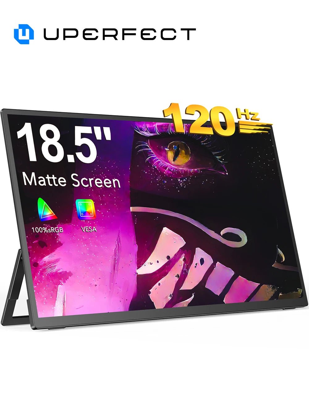 UPERFECT 18 UMax 18.5" Computer Monitor Portable 120hz Display FHD With Type C Mini HDMI VESA Swivel Lift Bracket For Laptop PC - bys-store-2808647-281648
