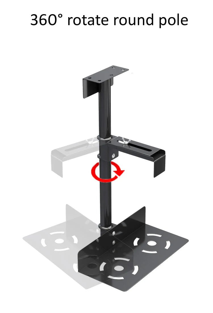 CP-02 30kg Computer CPU Stand Mainframe Hanger Host Box Stand Universal PC Case Holder Under Desk Wall Side width height Adjust - bys-store-2808647-281648